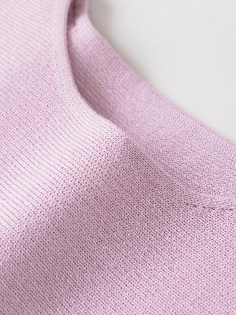 2026 Women's European Spring Knit Top with Skirt-Style Hem