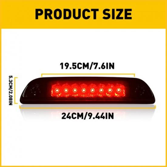 Smoked LED Third 3RD Rear Brake Stop Tail Light Lamp For 1995-2017 Toyota Tacoma