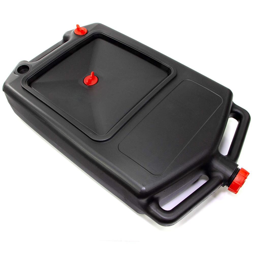 9L car oil collection pot maintenance and care tools: oil collection basin, oil pan, oil collection pot, oil discharge pot чёрный