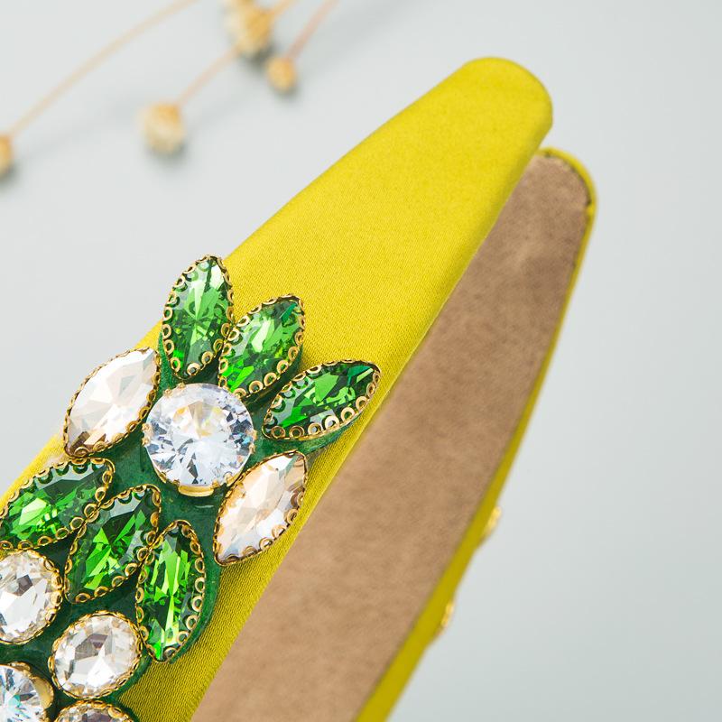 Bentiță de păr pentru femei Retro Baroc Bandă de culoare strălucitoare Grotte Mici Parfumate