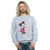 Disney Mens Minnie Mouse Love Heart Sweatshirt