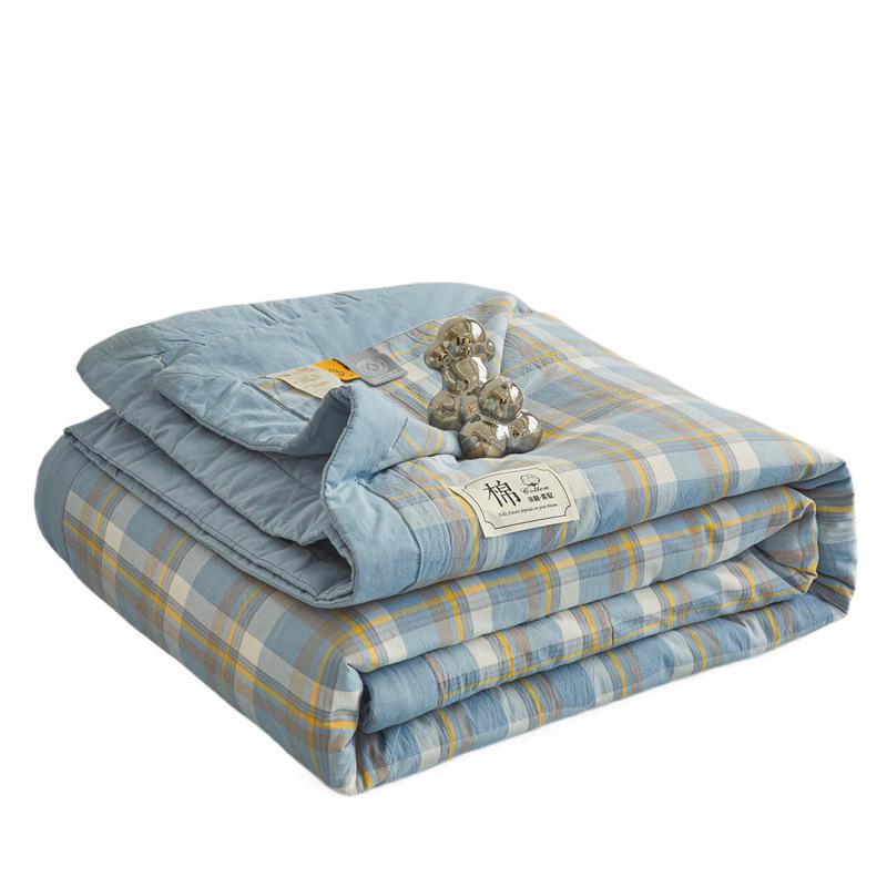 Xinjiang Bomull Luftkonditionering Sommartäcke - Sval, Klass A, Enkelt Sovsalstäcke för Studenter