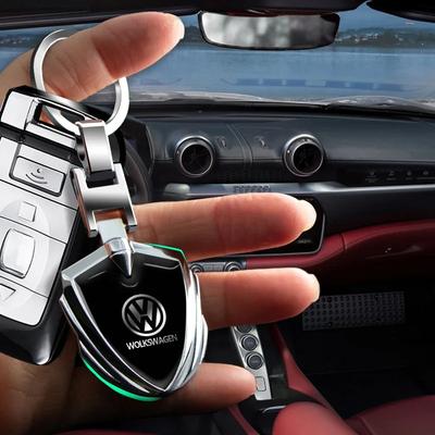 Para Volkswagen VW Estilo de Coche Llaveros Llavero Colgante Soporte de Llavero de Metal Accesorios de Coche Para Volkswagen VW Golf Polo T