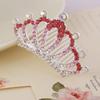Korean Style Crown Jewelry Comb Hair Ornaments Princess Rhinestone Crown Alloy Colorful Girls Birthday Dance Hair Accessories