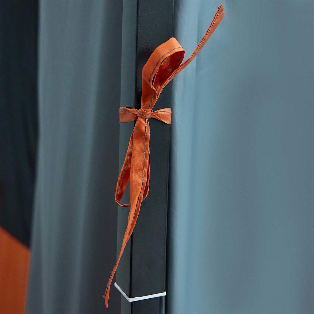Inner Tent with Roof Grey and Orange 520 x 520 x 190 cm Taffeta