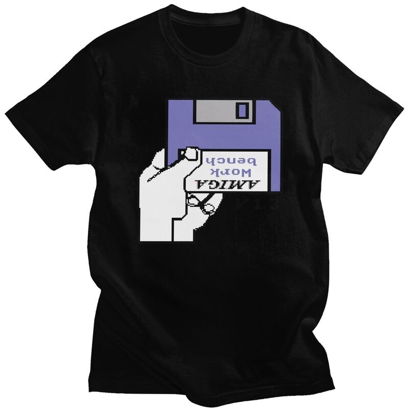 Custom Commodore C64 Game T Shirts Men Pure Cotton Tees Tshirt Clothes