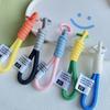 Colorat împletit frânghie curea breloc pentru telefon caz femei Anti-pierdere mașina brelocuri geantă agățat accesorii breloc