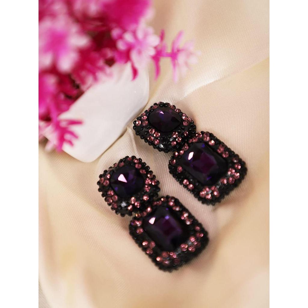 Modeschmuck-Ohrringe, Tropfen- und Hängeohrringe, Kristallohrringe für Mädchen und Frauen