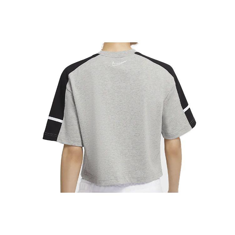 Nike Sportbekleidung Kurzarm T-Shirt Damen Oberteile Schwarz Grau CU6393-064