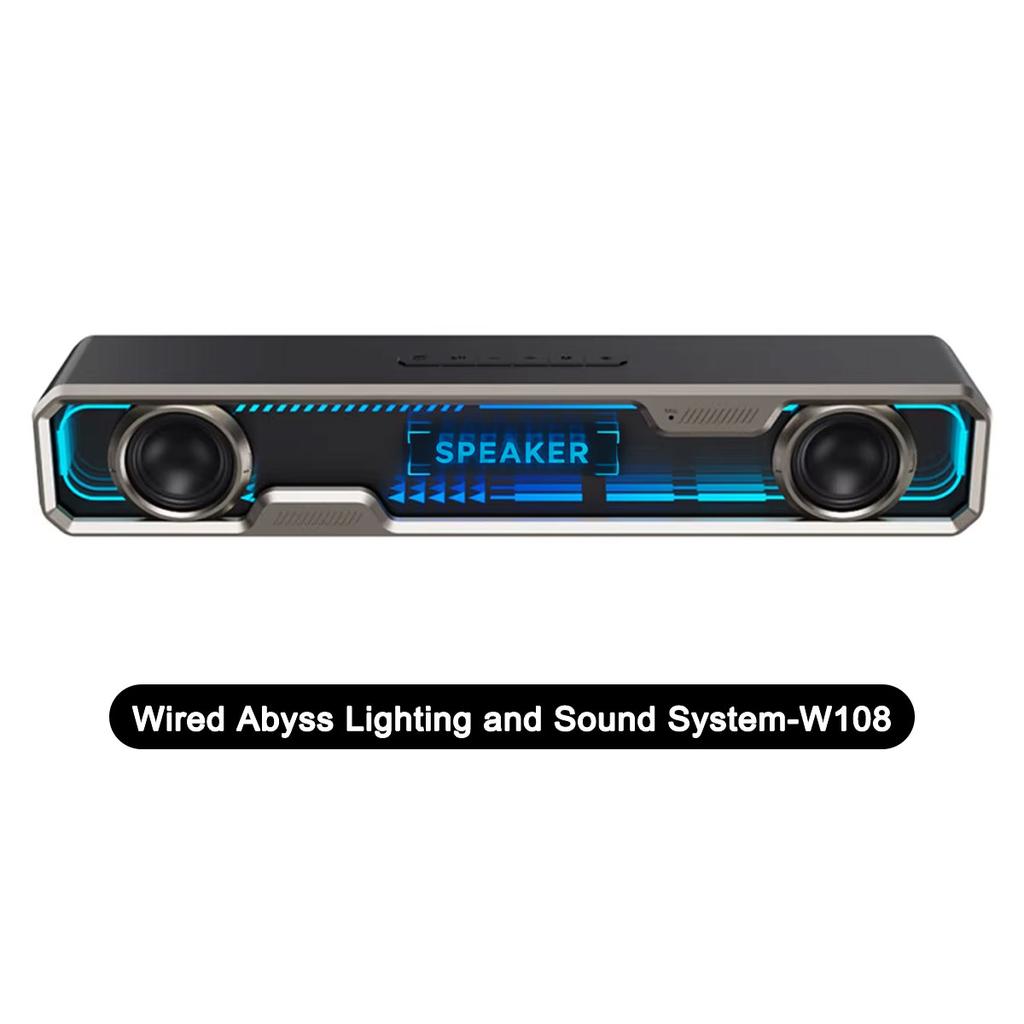 Computer Desktop High-Quality 4D Surround Speaker Bluetooth USB Powered Dual-purpose High-Volume Microphone Soundbar