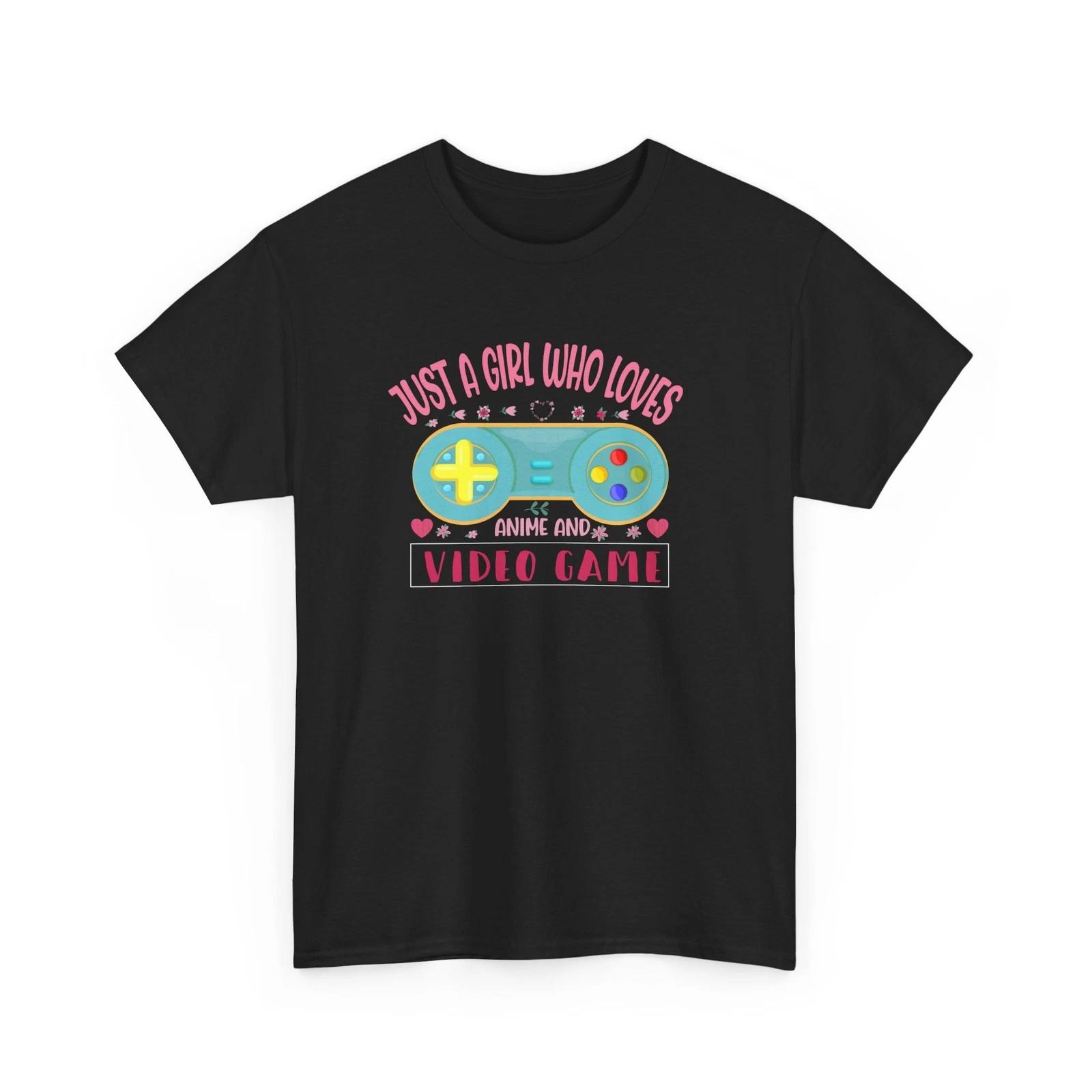 

Just a Girl who loves Anime and Video Game Shirt | | Japanese Otaku T-Shirt S