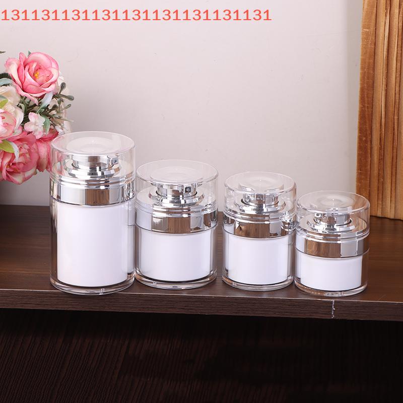 Jar Empty Cream Subpackage Toiletry Refillable Vacuum Bottle Travel Cream And Lotion Cosmetic Container With Pump Moisturizer