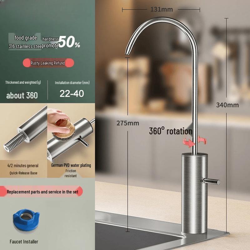 Yingtang C100 Stainless Steel Water Purifier Faucet