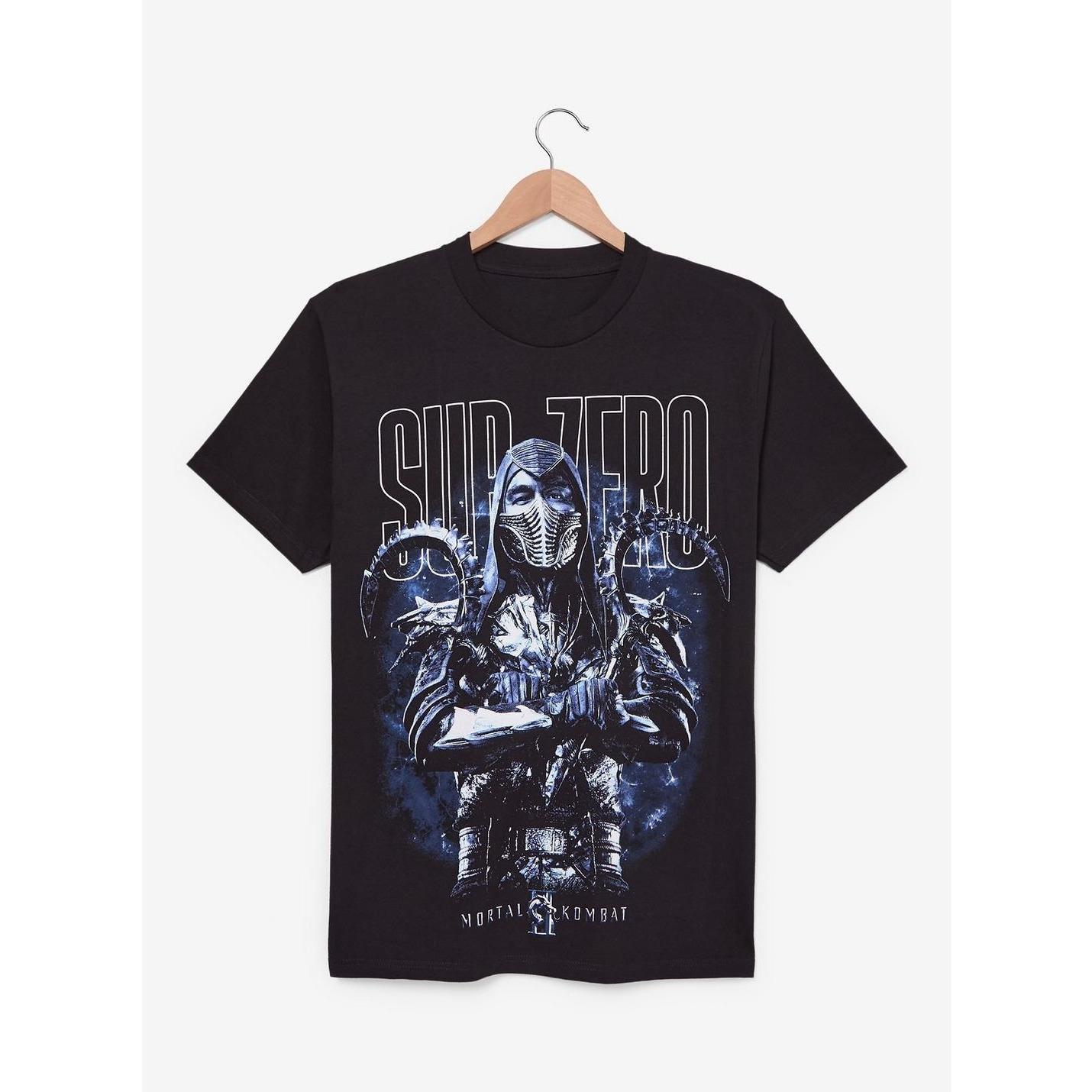 Mortal Kombat 2 SubZero graphic 100cotton unisex shirt 2026 summer New Hot sales Y2k oversized Unisexs fashion Oneck Tshirt M