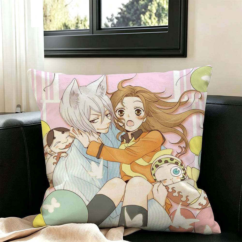 Kamisama Kiss Tomoe x namami Pillow Case Square Double-Sided Sofa Cushion Cover Bedroom Bedside Pillow