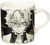 Kimsei Pottery Demon Kimetsu No Yaiba Sanemi Shinazugawa 073142 Slayer Mug, Monochrome,