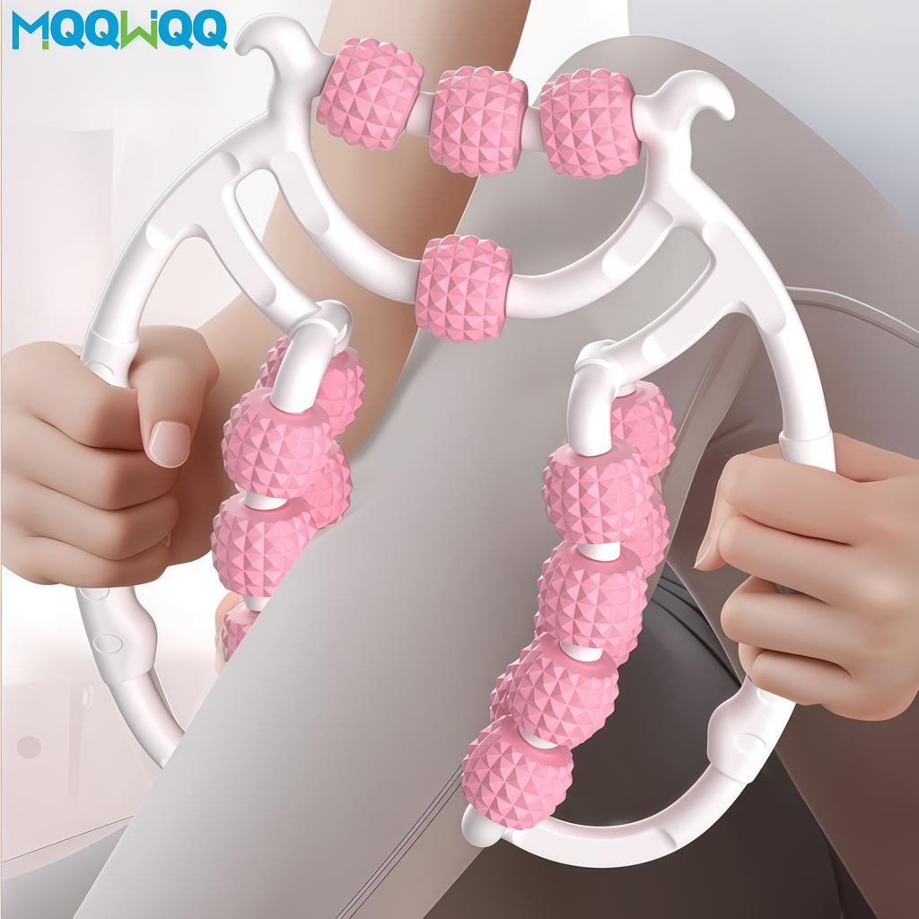 Nyeste 20-hjuls Ringformet Benklemme Massager Anti-cellulite Massager Body Slankende Rulle Massage til Kropsmassager Afslapning
