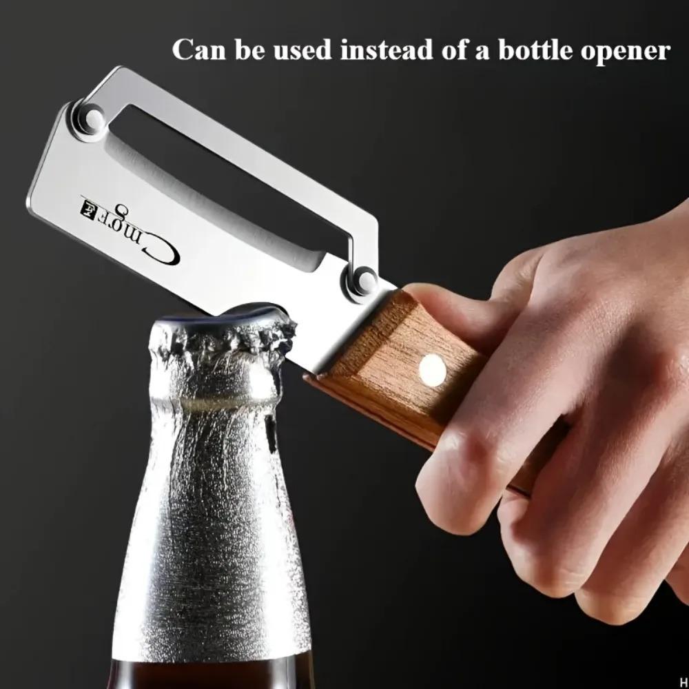 Multi-functional peeler Stainless Steel Vegetable Peeler with Wooden or Stainless Steel Handle Potato Peeler Kitchen-Specific7