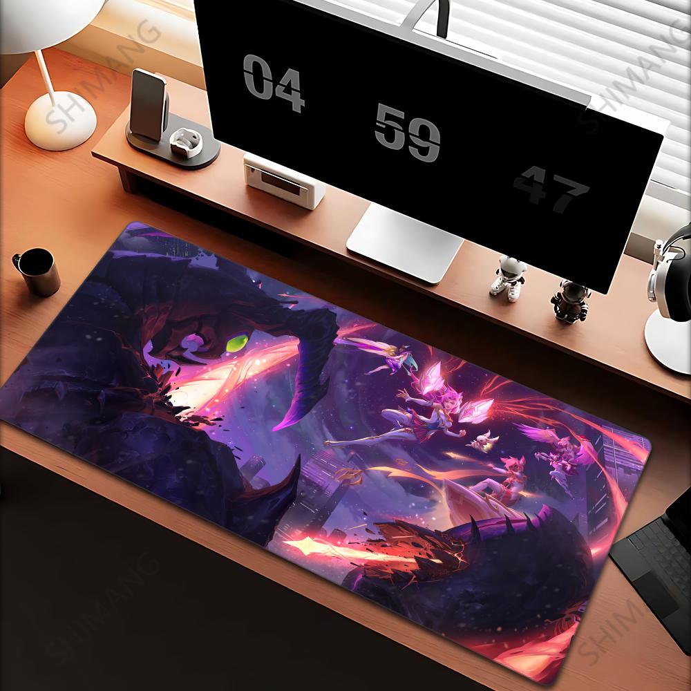 League of Legends Kaisa Large Mouse Pad Gaming Mousepad PC Gamer Computer Office Mouse Mat Keyboard Mat Desk Pad Laptop Mausepad
