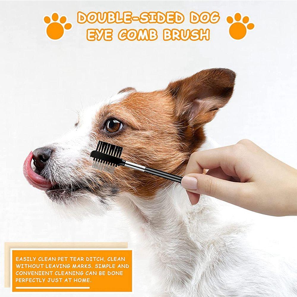 Small Cat Dog Kitten Puppy Pets Accessories Dog Combs Pet Eye Comb Head Brush Tear Stain Remover