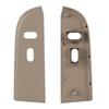 For Ford Expedition 2004-2006 Front Left+ Right Door Window Switch Panel Bezel Lift Cover Replacement Part Brown2l1z-14524AAA