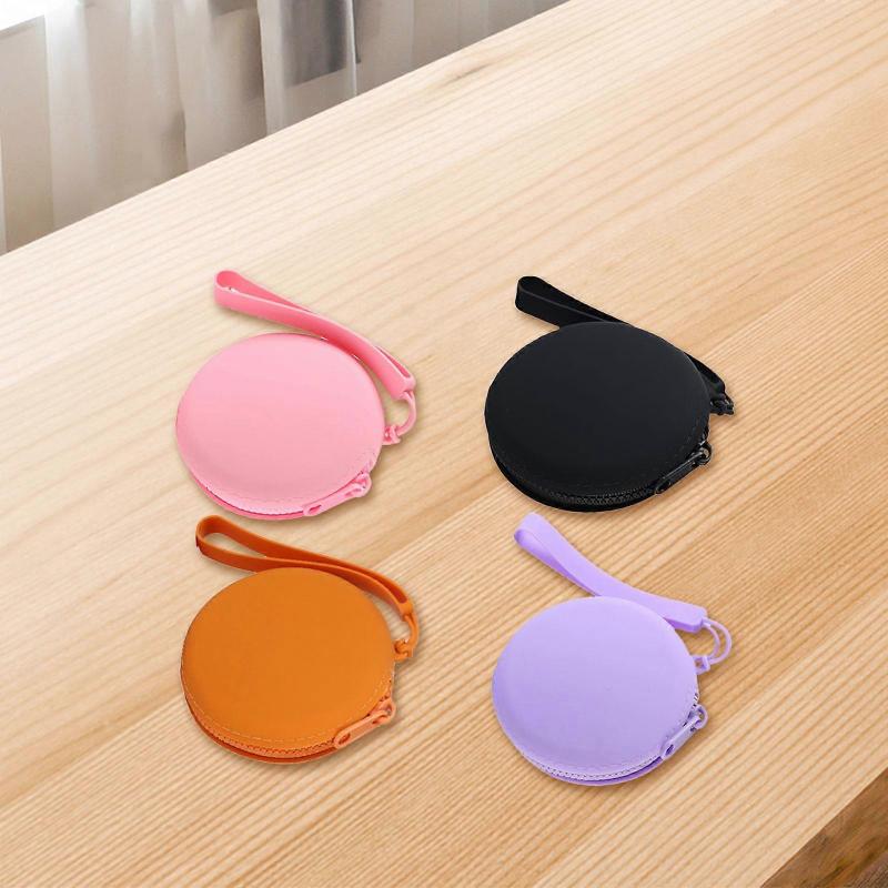 Gentle Sustainable Silicone Wallet Compact Storage Solution For Coin Keys Cards Ideal For Students Professionals  Yellow