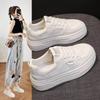 High-end soft-soled little white shoes for women in the autumn of 2025, new fashionable and versatile, comfortable and foot-showing small casual board