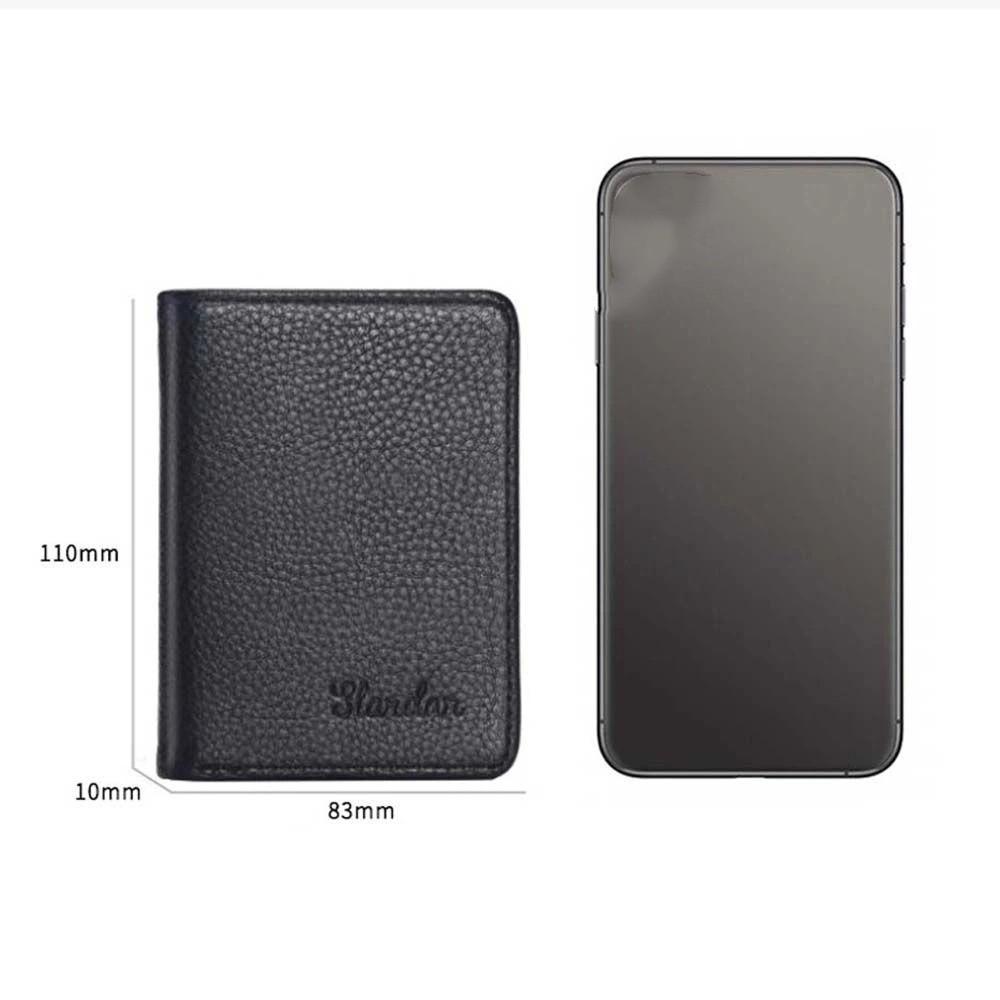 Bag PU Leather Credit Card Bag Multi-slot ID Card Cover Business Card Holder Coin Purse Men Wallet