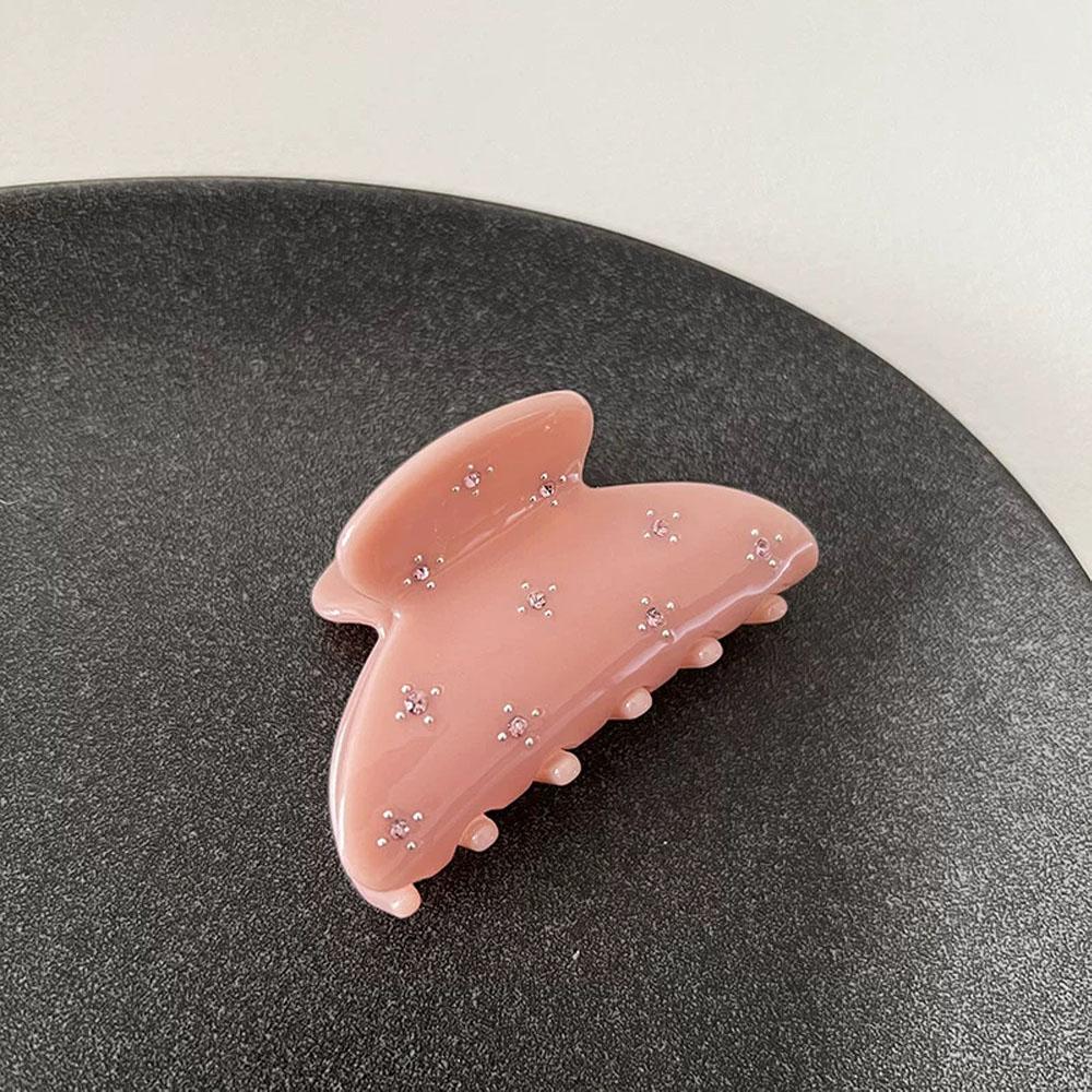 Farbiger Diamant Halbkreisförmige Haarnadel Französische Haarnadel Haarvolumen-Clip Auswahlartikel Y2k-Accessoires Haarspangen Klauenclip