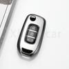 For Renault Gt Line Sandero Stepway Logan Clio5 Arkana Kadjar Captur Megane 2/3 Buttons Gun Grey Tpu Car Key Case Fob Cover