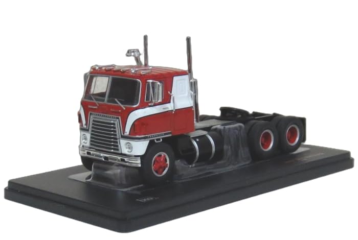 Ixo 1/43 Scale International Transtar COE 1965 Red Tractor Head (Finished Model)