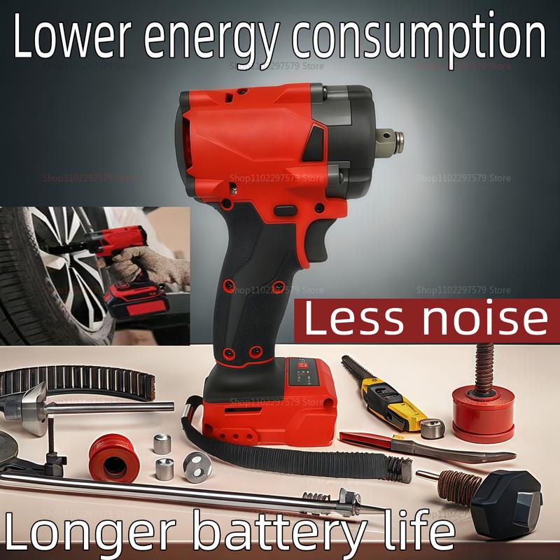 Kabelloser bürstenloser 1/2 elektrischer Schlagschrauber für Auto-LKW-Reparaturen 18V wiederaufladbares Elektrowerkzeug Akku nicht enthalten
