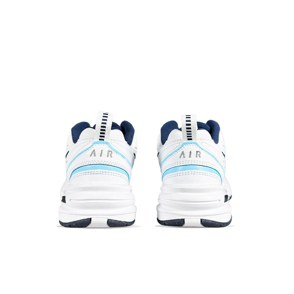 Nike Air Monarch 4 Slip Resistant Slip Resistant Low top Chunky Sneakers Unisex Blue White 415445-102(Team667-)
