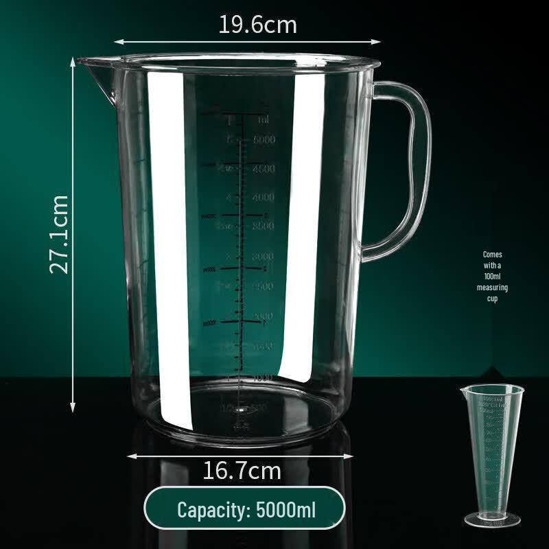 ZISIZ PC Plastic Dual Scale Measuring Cup