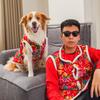 Big Flowered Jackets, New Year Gowns, Small, Medium and Large Dogs, Pet Dogs, Cats, French Bulldogs, Clothing and Supplies, Cat Clothing
