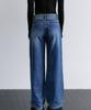 MAIS Long Wide Denim Pants / Blue