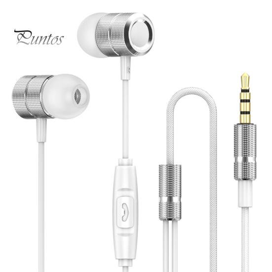 

Наушники Безопасные для кожи шумоподавляющие металлические вкладыши-вкладыши с проводной нейлоновой оплеткой для занятий спортом серебряный