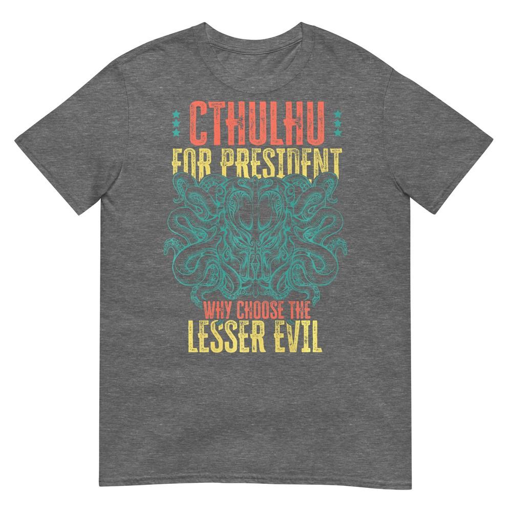 Cthulhu Für Präsident Warum das Kleinere Übel Wählen Selection Premium T-Shirt