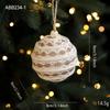 Exquisite Foam Ball Christmas Tree Ornaments 8CM Shatterproof Xmas Tree Hangings Pendant Xmas Decorations DIY Christmas Ball
