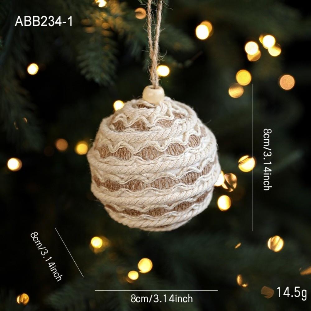 Exquisite Foam Ball Christmas Tree Ornaments 8CM Shatterproof Xmas Tree Hangings Pendant Xmas Decorations DIY Christmas Ball