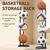 Multi-Function Ball Rack: Basketball, Football & Volleyball Storage for Kids' Rooms
