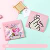 TETP 50Pcs Ziplock Bag With Claer Window Handmade Candy Lollipop Chocolate Macarons Packaging Favors DIY Headdress Bracelet Pack