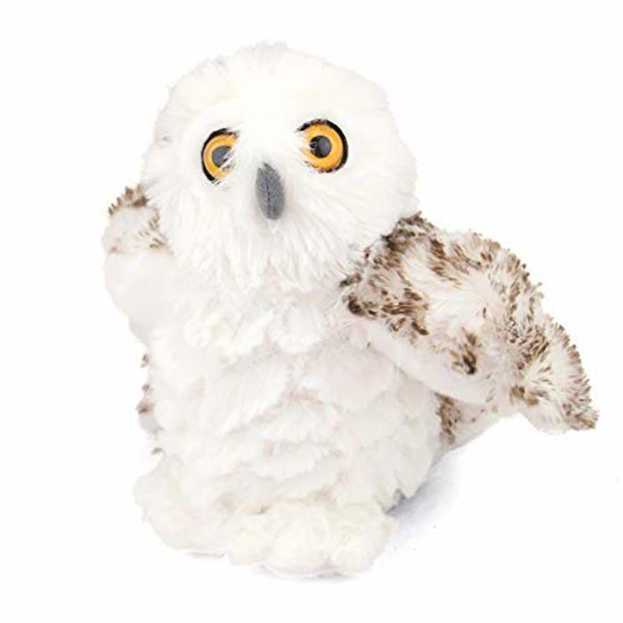 Peluche harfang des neiges - wild republic - 20 cm - blanc
