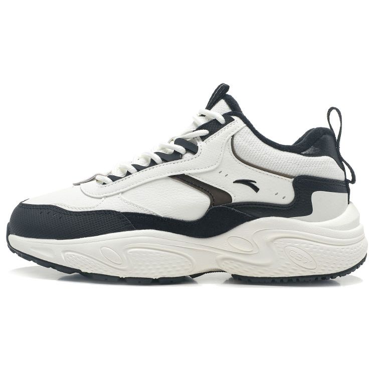 Anta 982 High Top Casual Sneakers Men Black White 912348981-2 40.5