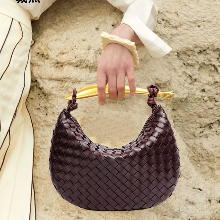 Modische Sardinen Handgewebte Tasche Handgetragene Knödeltasche Lässige Vielseitige Tragbare Schulter Umhängetasche