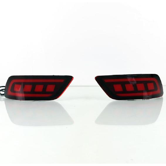 LED Rear Tail Lights Rear Bumper Reflector Compatible with Subaru Forester 2019 2020 2021 2022 2023 Driving Light/Brake Light/Sequential Turn Signal