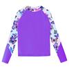Langarm-Rashguard-Oberteil für Mädchen, T-Shirts, Schwimmen, Sonnenschutz, schnell trocknender Badeanzug