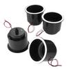 Plastic Marine RV Car Cup w/LED Lights |Drink Can Water Bottle Holder Plastic with Water Outlet Drain Holes for