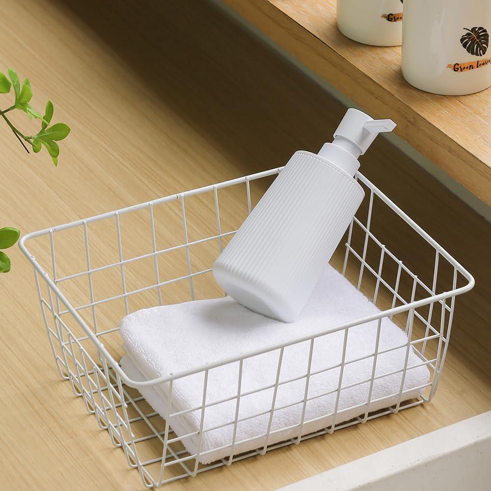 Glass Small Soap Dispenser for Bathroom and Kitchen, Modern Farmhouse Striped Style Hand Soap Dish Soap Dispenser with Pump