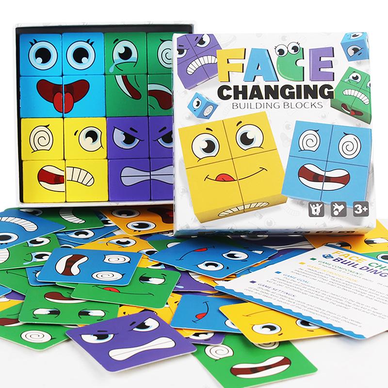 Kids' Wooden Magic Cube Battle Game - Educational and Fun Early Learning Toy